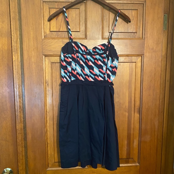 Anthropologie Maeve Printed Corset Dress size 6 - Picture 3 of 12